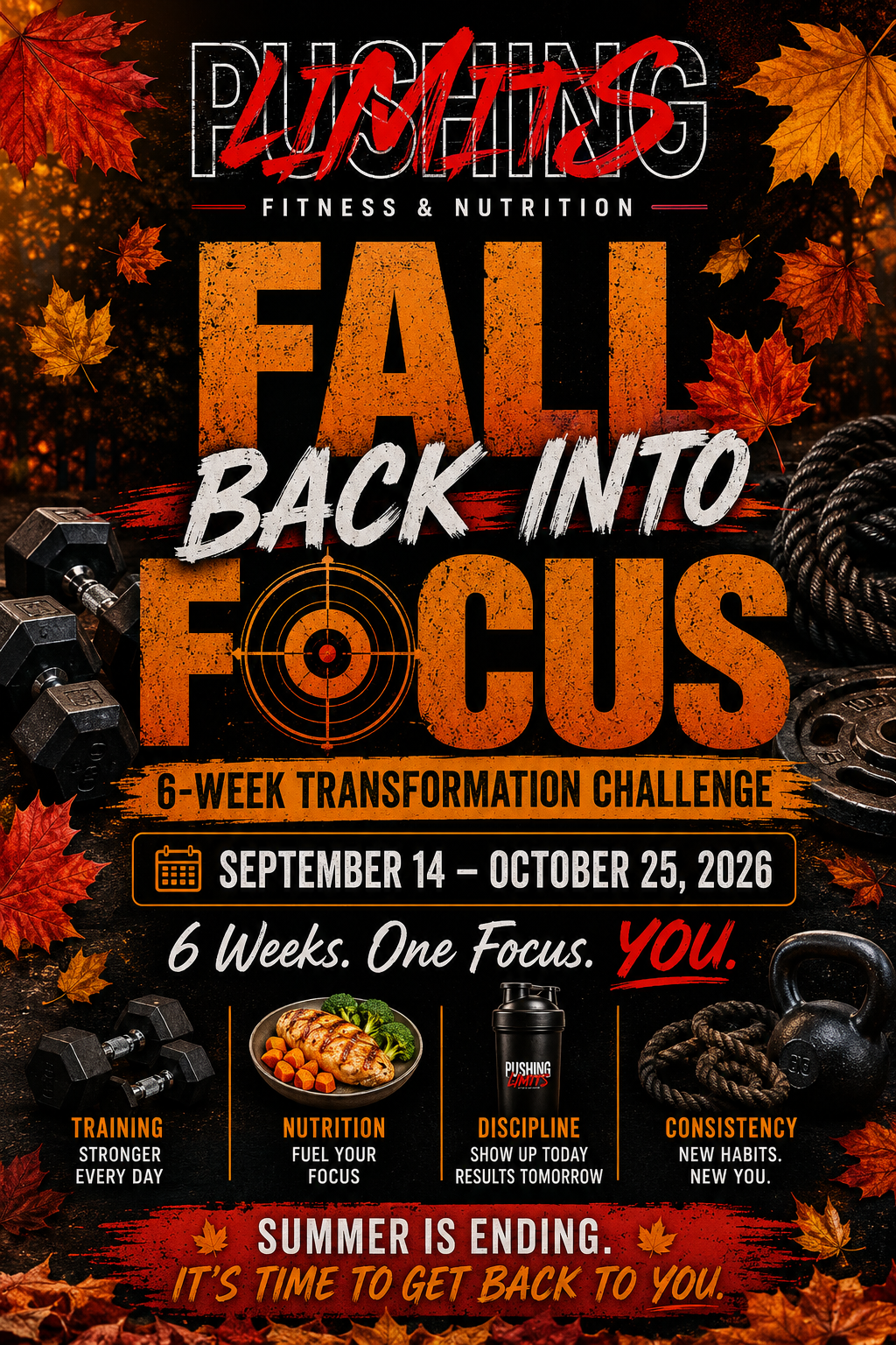 6 Week Fall Back Into Focus Challenge