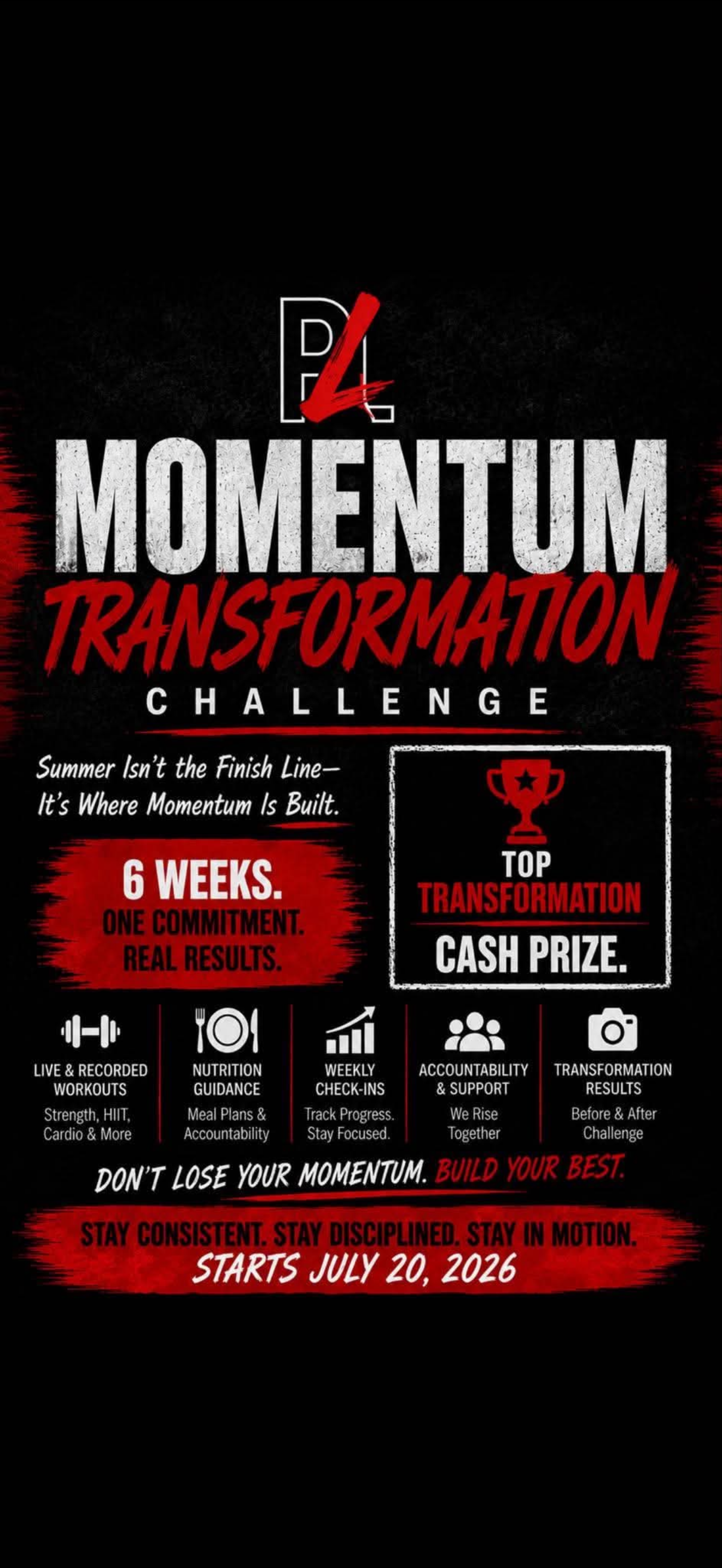 6 Week Momentum Transformation Challenge