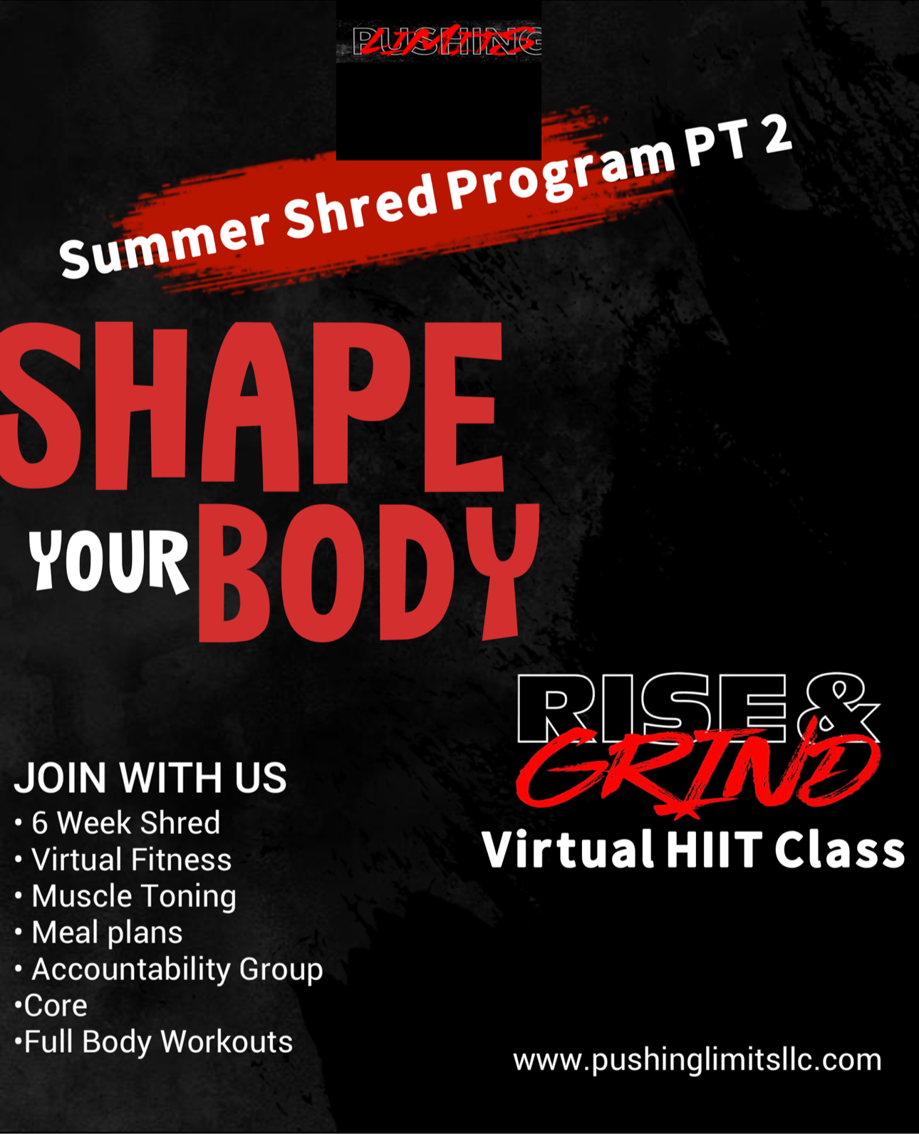 6 week summer Shred Program PT2