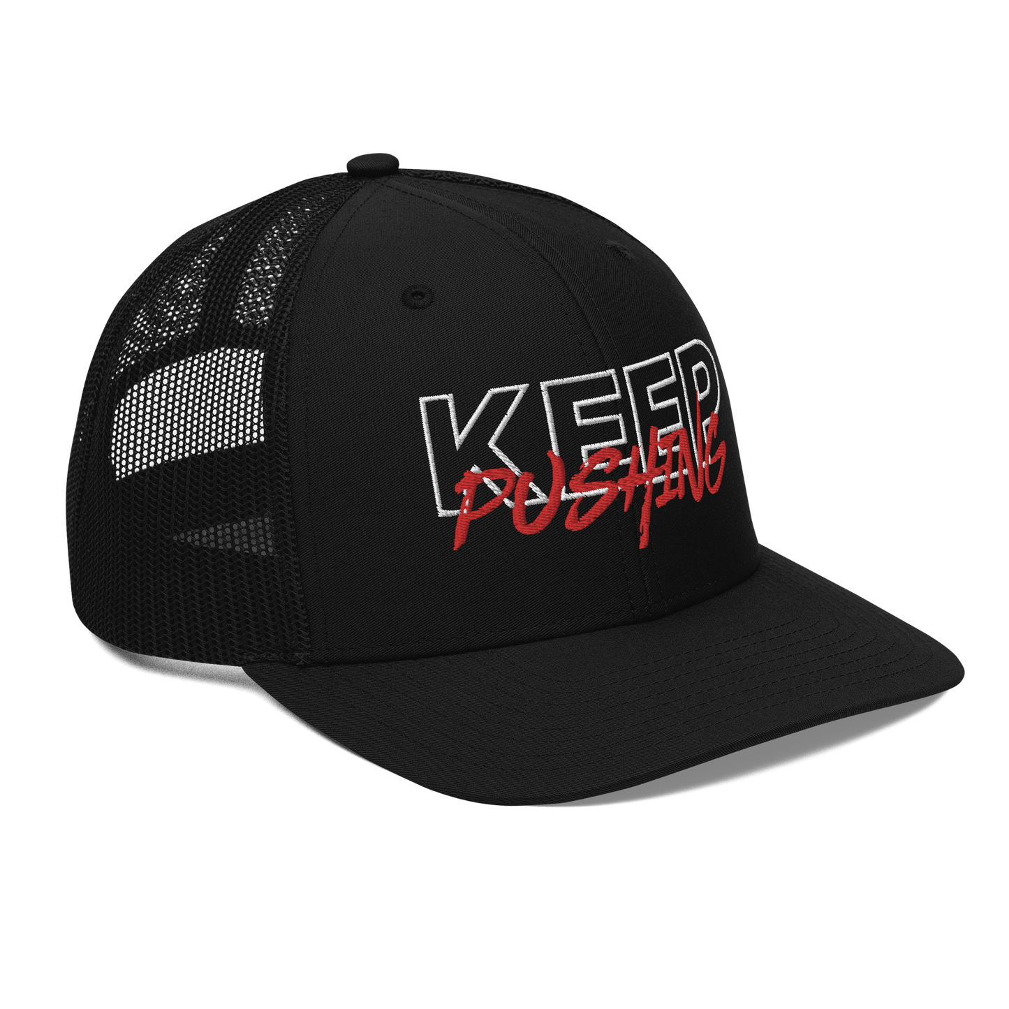 KEEP PUSHING Trucker Cap